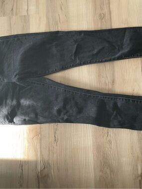 Denim Forum Black Washed Skinny Jeans